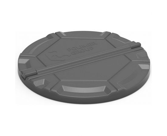 Крышка колодца POLIMER GROUP Роса серый DKS6 