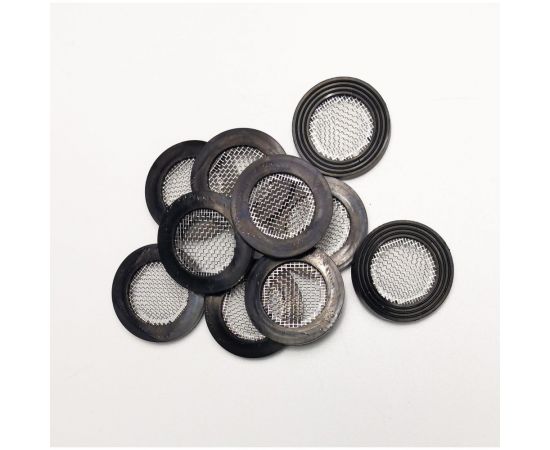 Резиновая прокладка Профитт 3/4"" с нержавеющей сеткой 24х14х3,2 мм - 10 шт. 2226261 