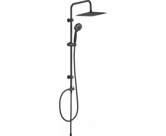 Душевая колонна Aquanet Passion S без смесителя, черный матовый 00261837 