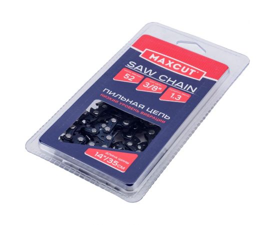Цепь (91LV-52E; 3/8; 1,3; 52 звена; блистер) MAXCUT 086321052 – изображение 2