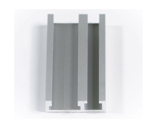 Профиль-шина комбинированная PR TR046/1SM 46 мм, 1.2 м, 0.832 кг, анодирование, серебро матовое GlobalTOOLS GT-006-112-0002 – изображение 2