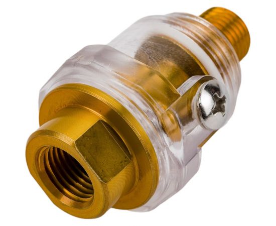 Лубрикатор-мини (масленка) для пневмоинструмента папа/мама 1/4" Sturm 1710-02-01 – изображение 2