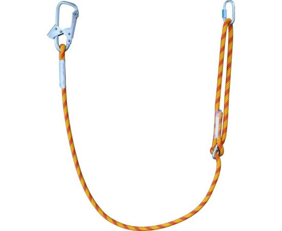 Строп из регулируемого каната ПРОГРЕСС СЕФЕТИ 2 м, с монтажным и соединительным карабином Строп Врег+Кс – изображение 2