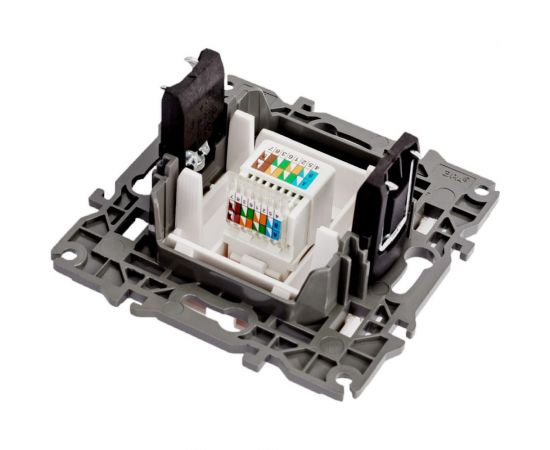 Розетка ЭРА 14310701 RJ45, IP20, белый Б0034302 – изображение 2