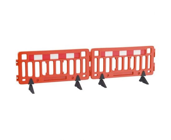 Пластиковое дорожное ограждение ТЕХНОЛОГИЯ баррикада, 2 м 1244 – изображение 3