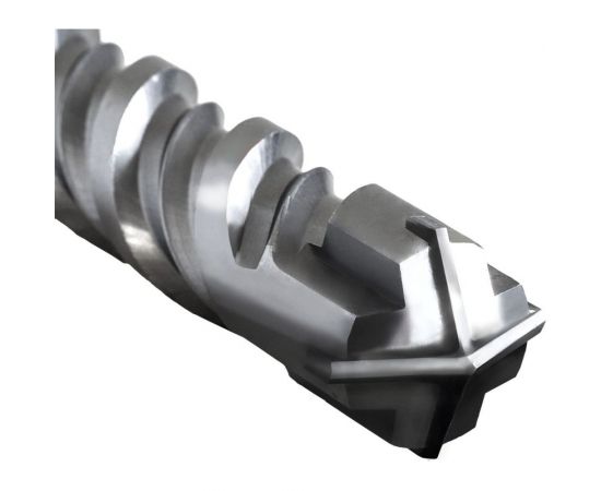 Бур КВАДРО по бетону (14х340 мм SDS-MAX) ПРАКТИКА 647-826 – изображение 3