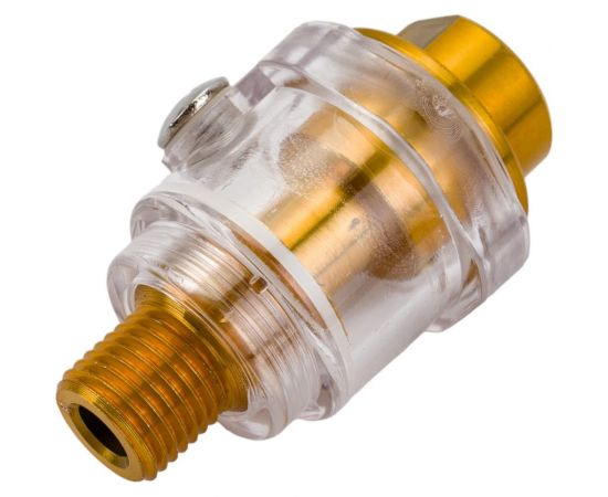 Лубрикатор-мини (масленка) для пневмоинструмента папа/мама 1/4" Sturm 1710-02-01 – изображение 3