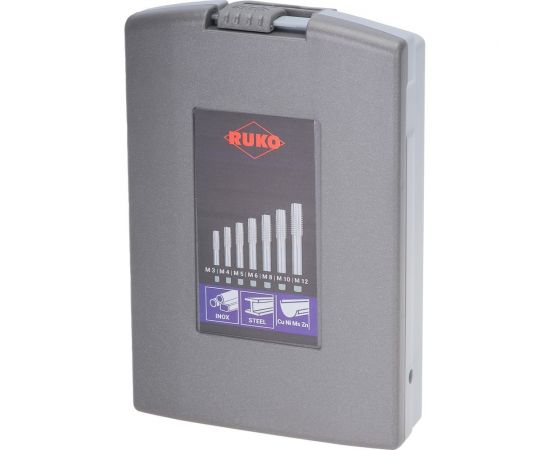Набор метчиков Ruko М3-М12 мм HSSE-Co5 21пр 245001ERO – изображение 4