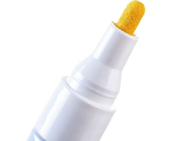 Маркер-краска INFORMAT PAINT PROFESSIONAL 4 мм, белый, круглый, нитро-основа KRR04W – изображение 4