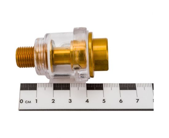 Лубрикатор-мини (масленка) для пневмоинструмента папа/мама 1/4" Sturm 1710-02-01 – изображение 4