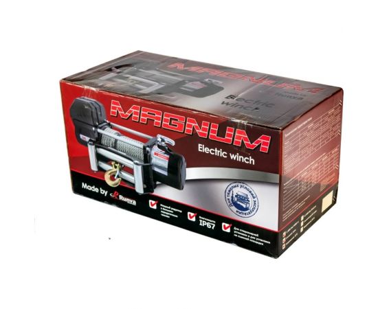 Автомобильная электрическая лебёдка RUNVA 12V Magnum 12000 lbs 5443 кг EWD12000FSR – изображение 5