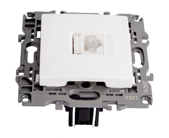 Розетка ЭРА 14310701 RJ45, IP20, белый Б0034302 – изображение 5