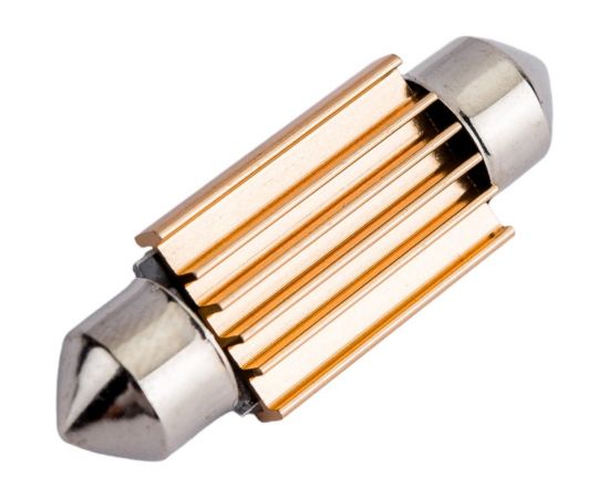 Автолампа SKYWAY диод T11(C5W) 12V 21SMD диодов, 1-конт. 36мм белая салон S08201486 – изображение 5