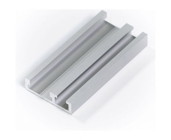 Профиль-шина комбинированная PR TR046/1SM 46 мм, 1.2 м, 0.832 кг, анодирование, серебро матовое GlobalTOOLS GT-006-112-0002 – изображение 5