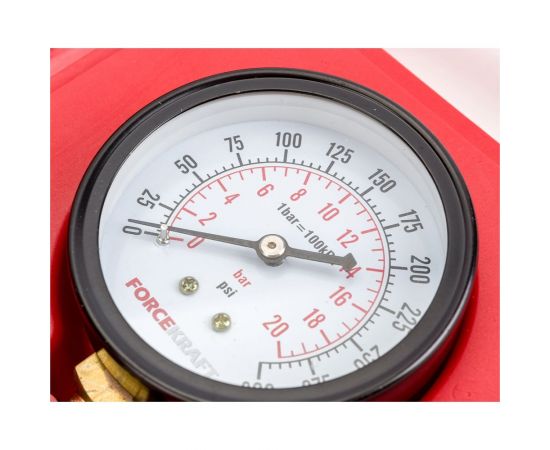 Индикатор компрессии бензинового двигателя Forcekraft Profi FK-903G7 3 предмета, в кейсе 50491 – изображение 6