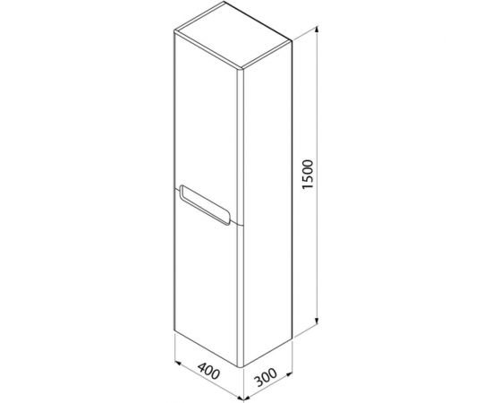 Пенал IDDIS Edifice подвесной, 40 см EDI40W0i97 – изображение 6