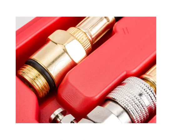 Индикатор компрессии бензинового двигателя Forcekraft Profi FK-903G7 3 предмета, в кейсе 50491 – изображение 7