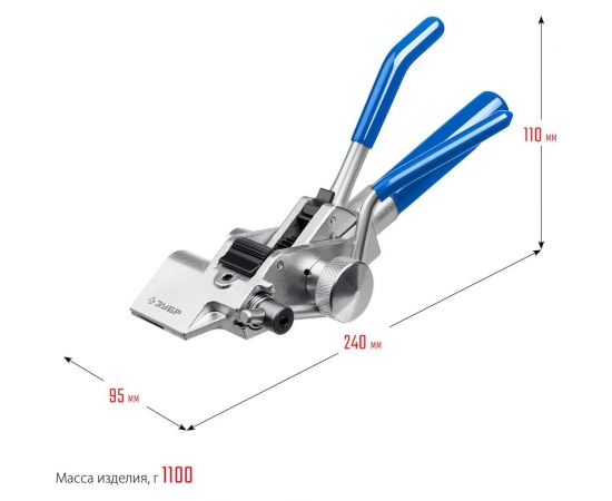 Инструмент для натяжения и резки стальной ленты ЗУБР ИНХ-20 22624 – изображение 7