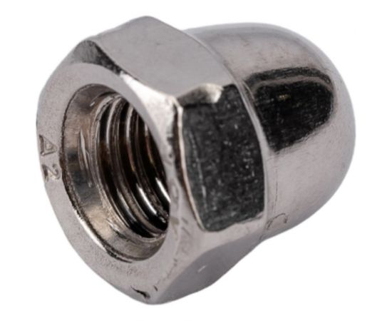 Колпачковая шестигранная гайка DINFIX DIN 1587, нерж. А2, M8, 10 шт. 00-00001925 