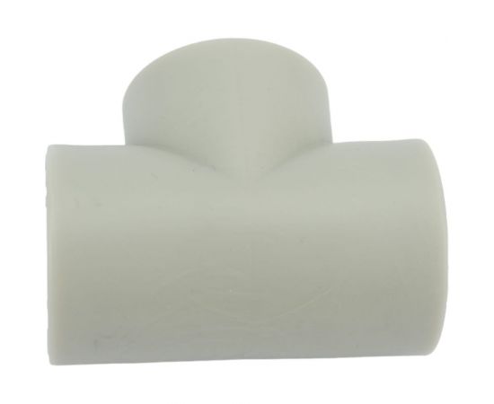 Тройник ПОЛИТЭК 25 PPRC серый 9000000425С 