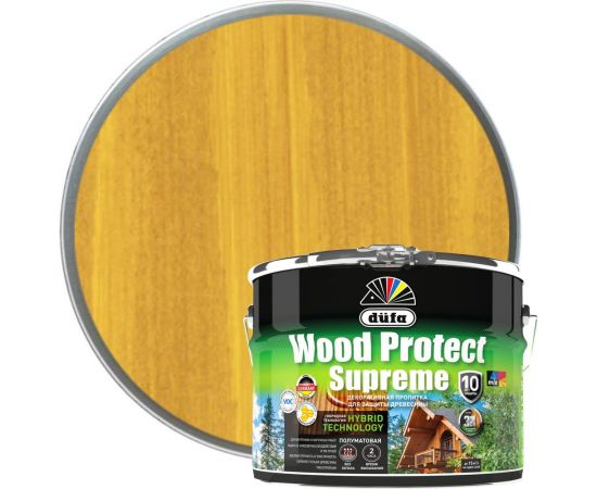 Пропитка Dufa WOOD PROTECT Supreme, горная сосна 9 л МП00-008389 