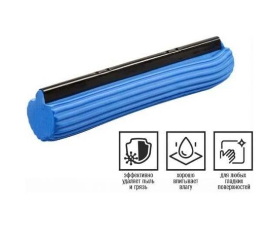 Сменная насадка для швабры PERFECTO LINEA голубая 44-270012 – изображение 2