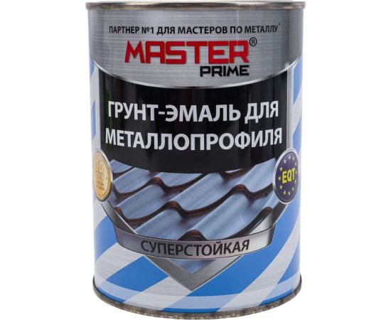 Грунт-эмаль для металлопрофиля MASTER PRIME RAL 6005 зеленый мох, 0.9 кг 4300006944 – изображение 2