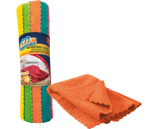 Салфетка из микрофибры AZUR набор 5 шт. 026190 – изображение 2