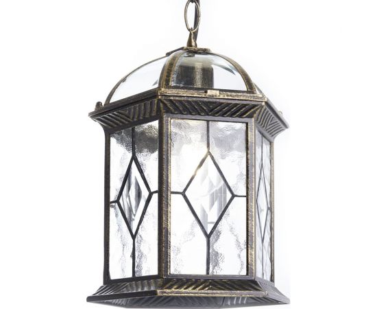 Садово-парковый светильник, шестигранный на цепочке 60W E27 230V, черное золото Feron PL134 11337 – изображение 2