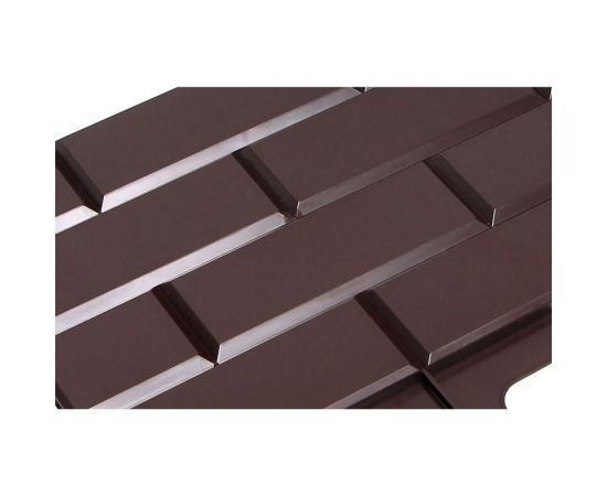 Садовое ограждение Протэкт Кирпич высота 19 см, коричневый СОК-19/15 К – изображение 2