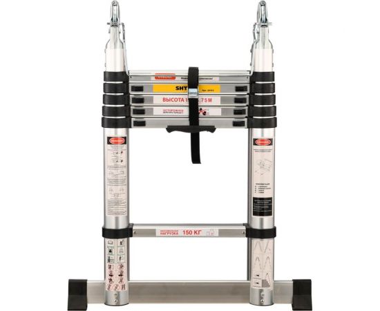 Телескопическая стремянка-лестница 1.9-3.75 м SHTOK 20103 – изображение 3