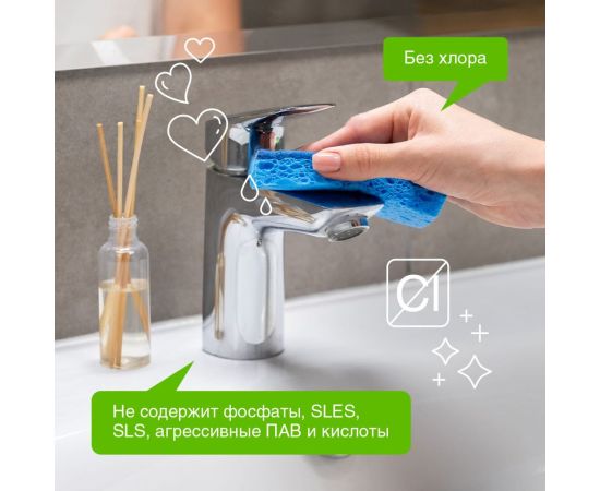 Средство для чистки сантехники, ванн, раковин, душевых кабин SYNERGETIC 5 л 4613720438921 104500 – изображение 3
