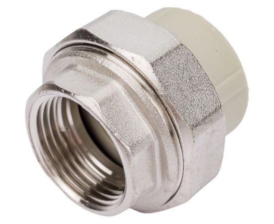 Комбинированная муфта VALFEX PP-R серая, разъем 32х1 дюйма ВР 10155025Г 127-0336 – изображение 3