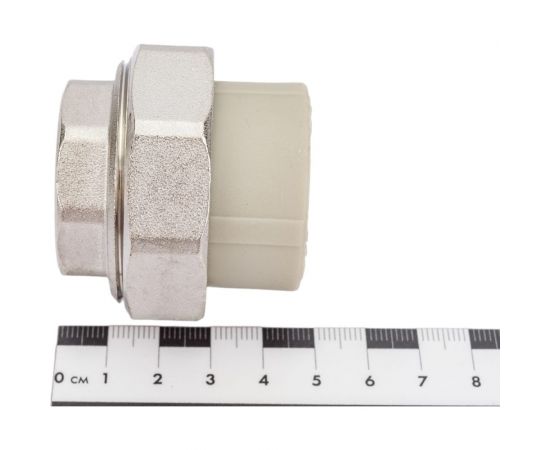 Комбинированная муфта VALFEX PP-R серая, разъем 32х1 дюйма ВР 10155025Г 127-0336 – изображение 4