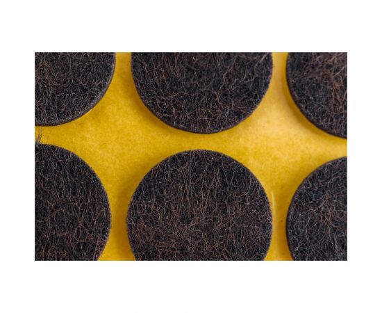 Фетровый самоклеящийся пункт Невский Крепеж D20 мм, тёмный, 16 шт. 801780 – изображение 4