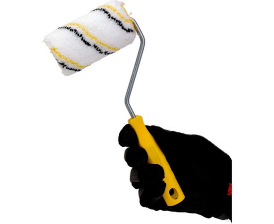 Малярный валик РемоКолор с рукояткой Микрофибра, ось 6мм, D40мм, 100мм, красная рукоятка, 04-2-610 – изображение 5