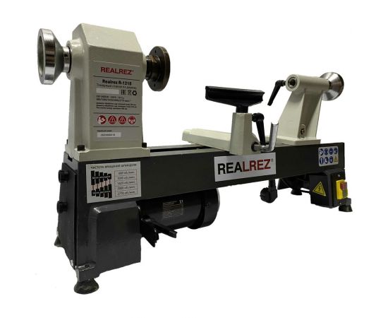 Токарный станок по дереву REALREZ R-1218VD 550 В REZ-R-1218VD 550 W – изображение 5