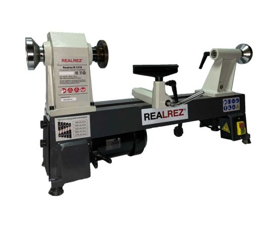 Токарный станок по дереву REALREZ R-1218VD 550 В REZ-R-1218VD 550 W – изображение 7
