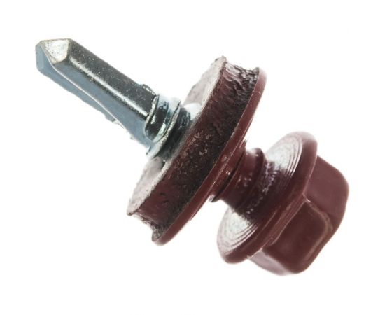 Кровельный саморез Kenner 5,5х19 RAL3011 красно-коричневый 300шт ск55193011ф 
