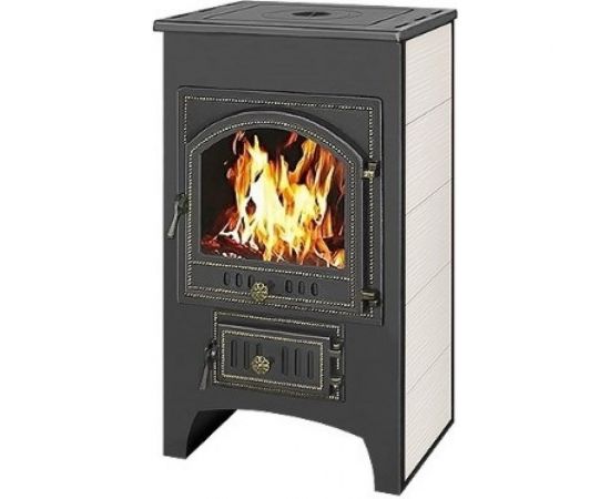 Печь-Камин Везувий ПК-01 205 с плитой беж. 12 кВт А-314695 