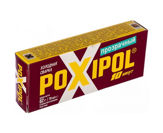 Прозрачная холодная сварка POXIPOL 70мл 00269 