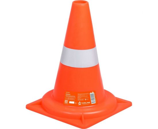 Дорожный мягкий конус Airline 320 мм, 1 световозвращающая полоса AKON001 