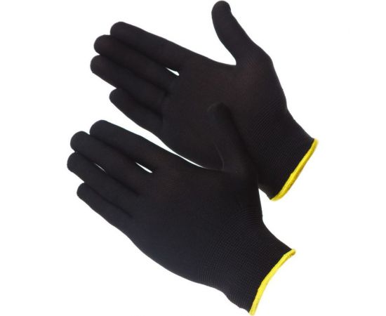 Полиэфирные перчатки Airline черные, с подвесом ADWG006 
