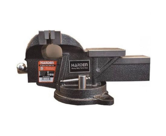 Тиски HARDEN профессиональные, 10,5 кг, 330х125х145 мм 600610 
