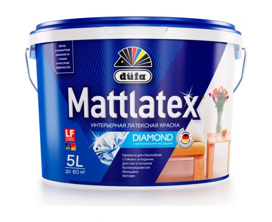 ВД краска Dufa MATTLATEX RD100 5 л Н0000000248 