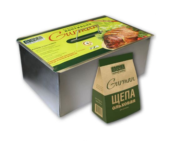 Универсальная коптильня Camping World Gurman размер L, 2 яруса 138206 