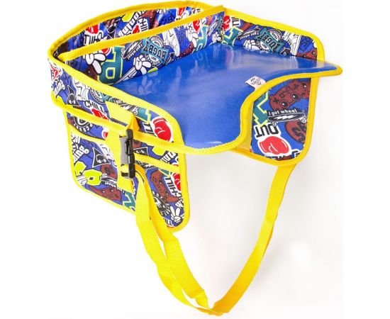 Столик для детского автокресла BELON familia принт стикеры СДК-1-СТИКЕРЫ 