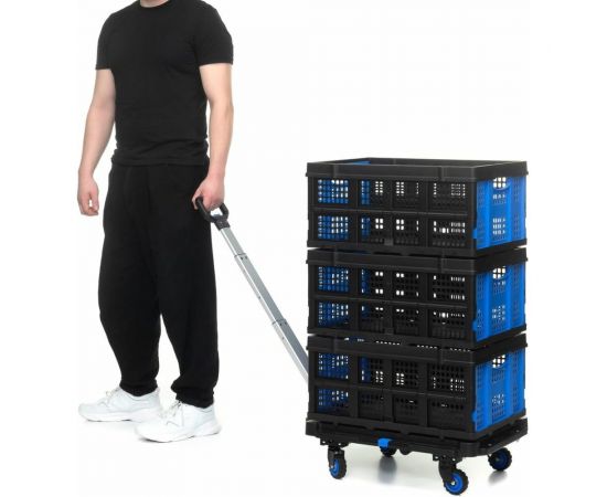 Платформенная складная тележка СТЕЛЛА-ТЕХНИК алюминий, сталь, пластик, грузоподъемность 137 кг FW-99HA – изображение 12