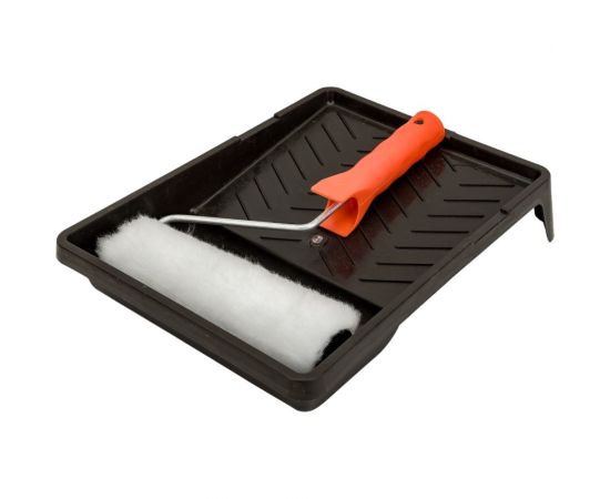 Малярный набор Петрович валик меховой 180 мм, сменный валик, ванночка 4100001531 – изображение 2