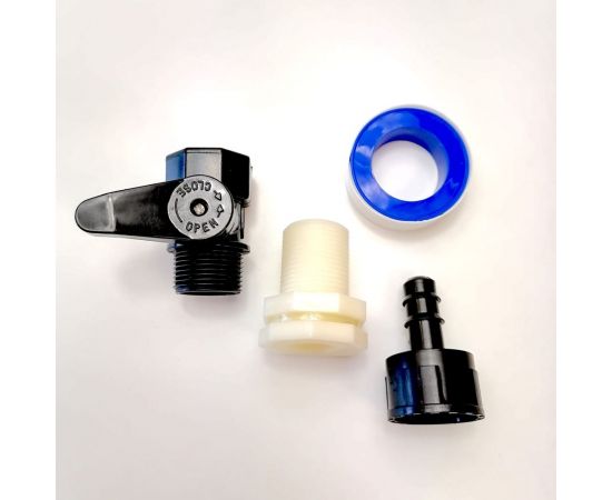 Набор для врезки в бочку: переходник, кран, адаптер Профитт 4823198 – изображение 2